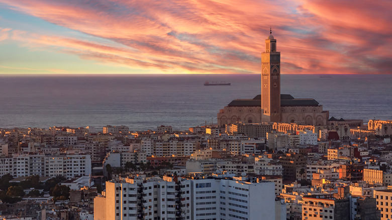 View of Casablanca in Morocco